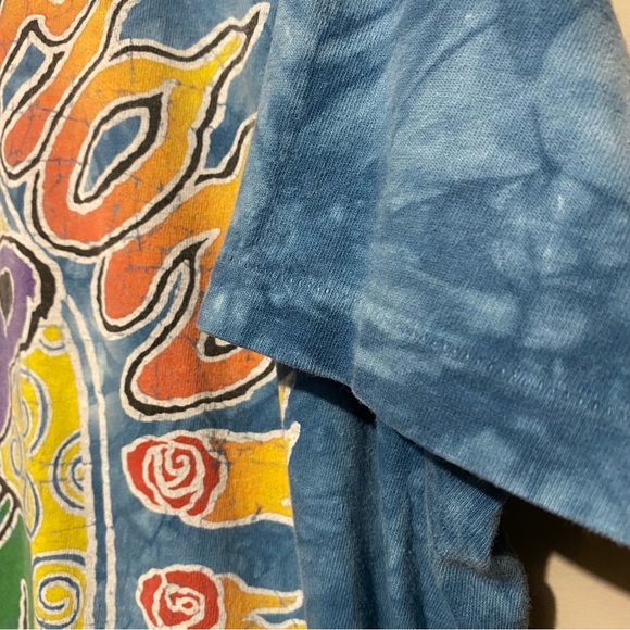 Vintage 1995 Grateful Dead Liquid Blue INSPIRATION Dancing Bear Tee - Picture 6 of 6